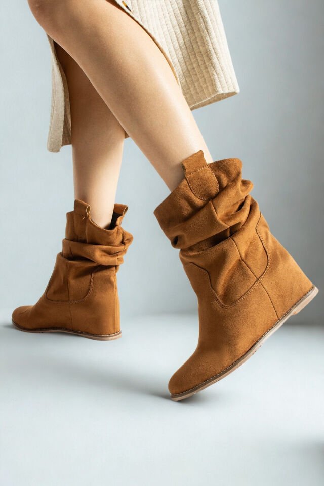 Kadın Kahverengi Süet Bot