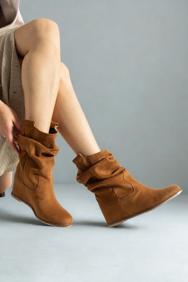 Kadın Kahverengi Süet Bot