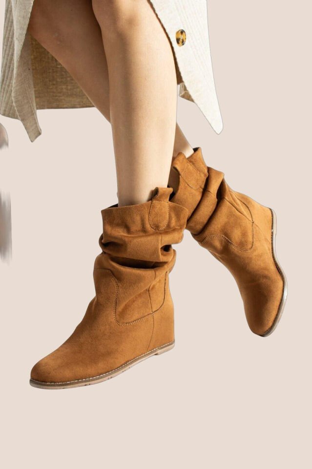 Kadın Kahverengi Süet Bot