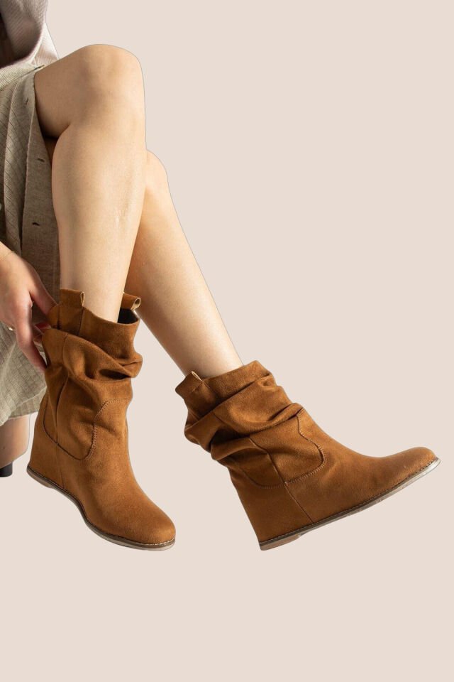 Kadın Kahverengi Süet Bot