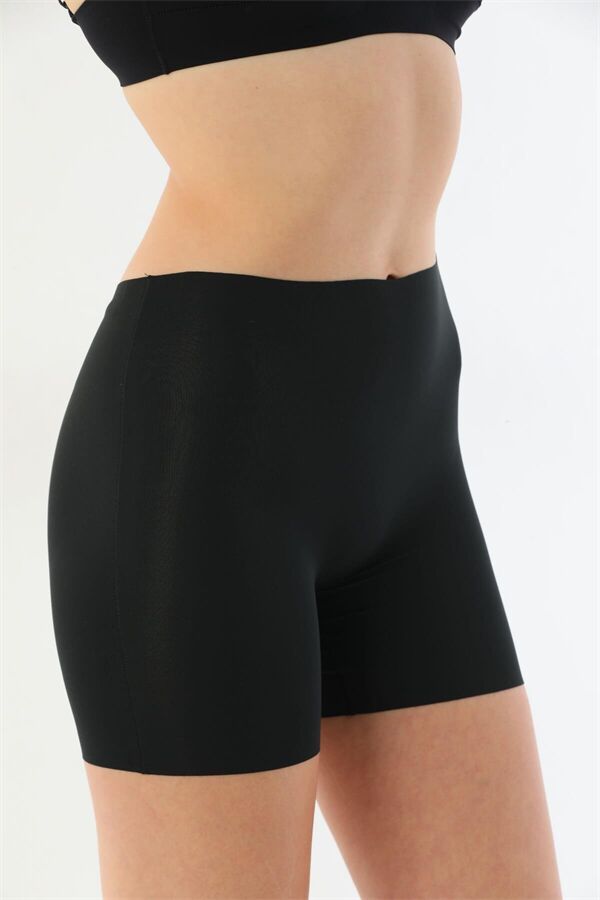 Arias Closet Siyah MI 2703 Lazer Kesim İz Yapmaz Hayalet Boxer