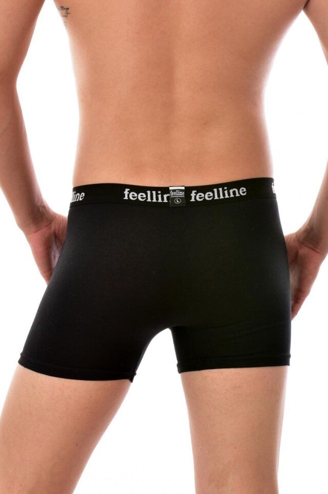 Feelline 1003 Erkek Likralı Boxer 12'li