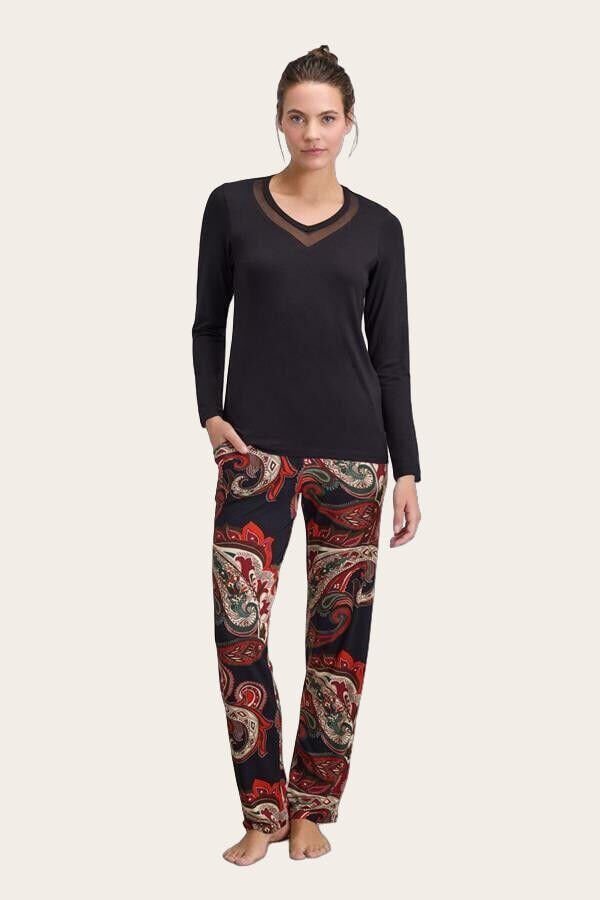 Kadın Uzun Kol T-Shirt ve Pantolon Takım