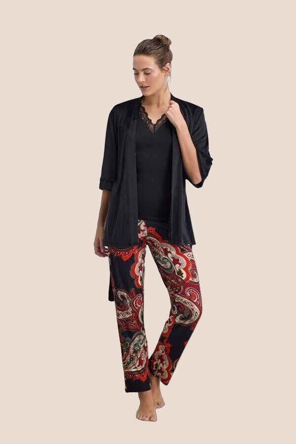 Kadın Sabahlık, Atlet ve Pantolon Takım