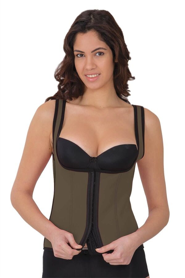 Arias Closet Ten MI 9173 Terletici Agraflı Göğsü Açık Atlet Korse