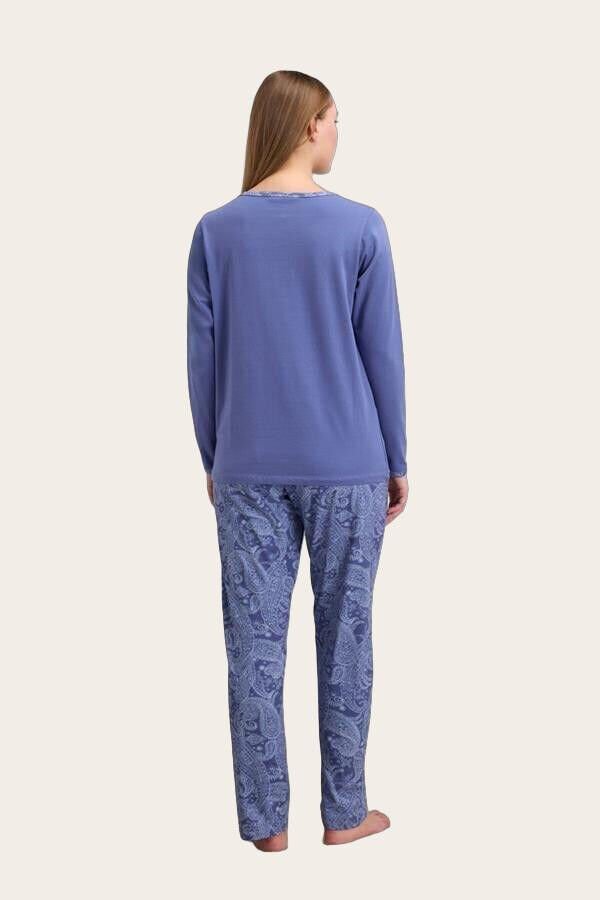 Kadın Uzun Kol T-Shirt ve Pantolon Takım