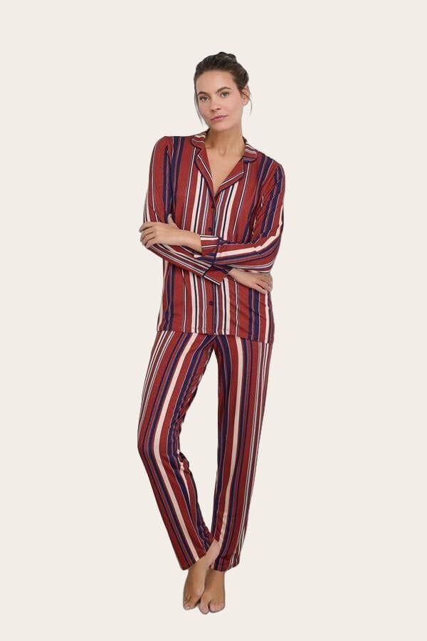 Kadın Uzun Kol Gömlek ve Pantolon Takım