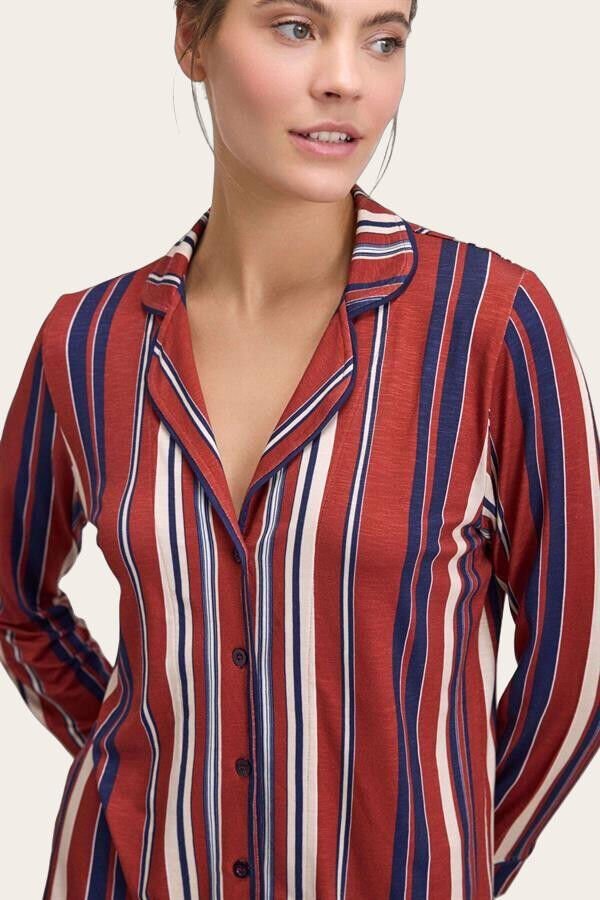 Kadın Uzun Kol Gömlek ve Pantolon Takım