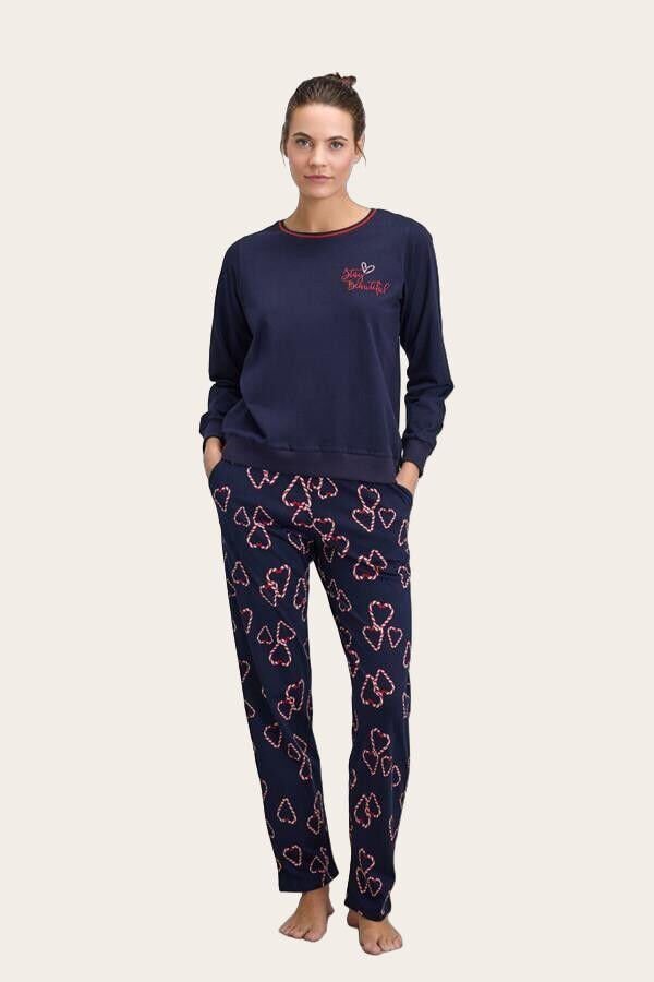 Kadın Uzun Kol Sweatshirt ve Pantolon Takım