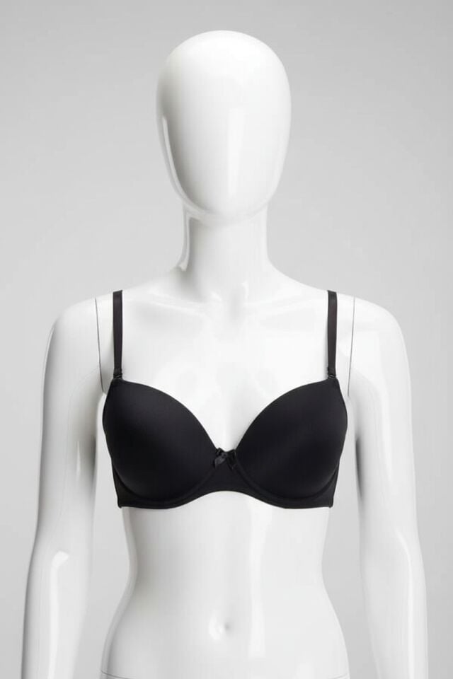 Arias Closet Balenli Desteksiz Dolgusuz Askıları Çıkabilen Günlük Klasik T-Shirt Sütyeni