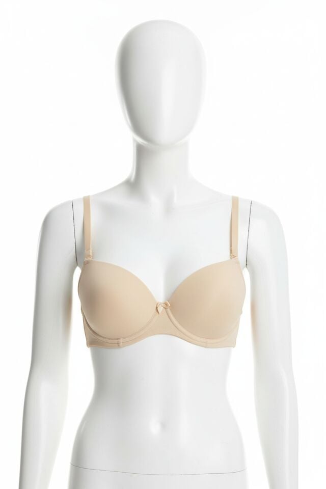 Arias Closet Balenli Desteksiz Dolgusuz Askıları Çıkabilen Günlük Klasik T-Shirt Sütyeni