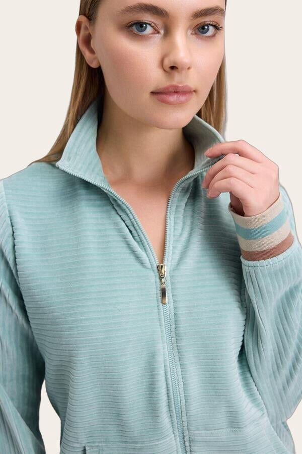 Kadın Uzun Kol Sweatshirt ve Pantolon Takım