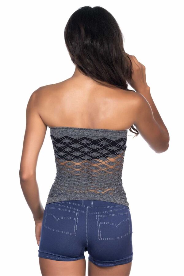 Arias Closet Gri MI Emay 5034 Fantazi Büstiyer Atlet Korse