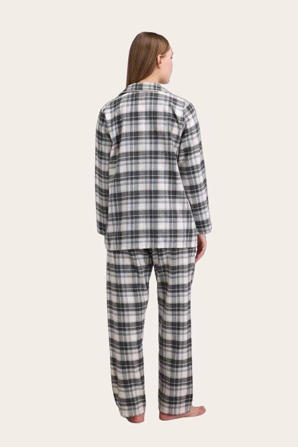 Kadın Uzun Kol Gömlek ve Pantolon Takım