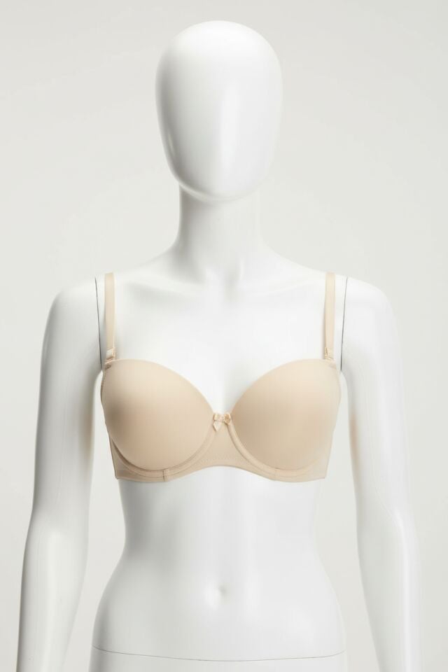 Arias Closet Balenli Destekli Dolgulu Askıları Çıkabilen Günlük Klasik T-Shirt Sütyeni