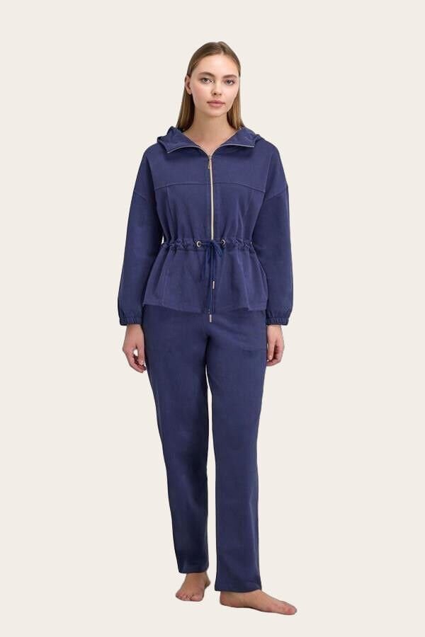 Kadın Uzun Kol Sweatshirt ve Pantolon Takım