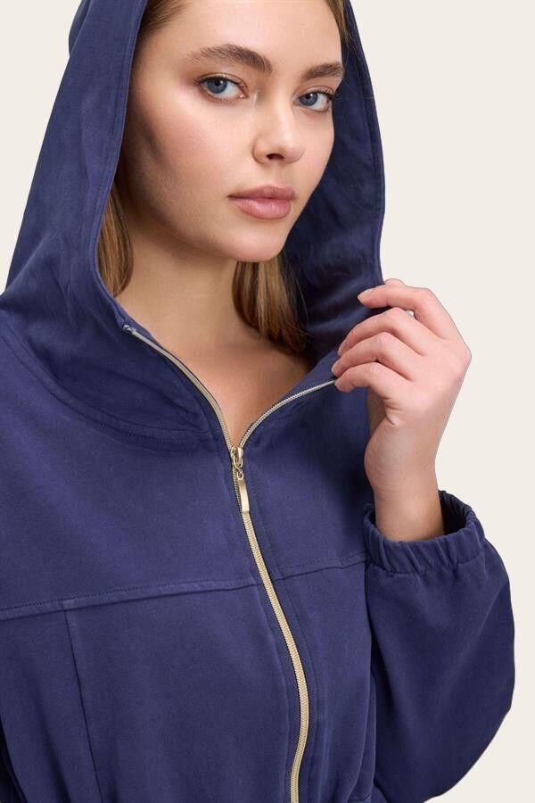 Kadın Uzun Kol Sweatshirt ve Pantolon Takım