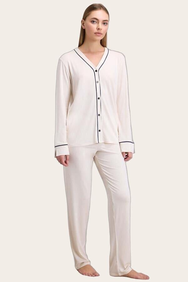 Kadın Uzun Kol Gömlek ve Pantolon Takım