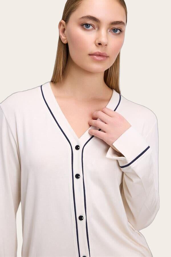 Kadın Uzun Kol Gömlek ve Pantolon Takım