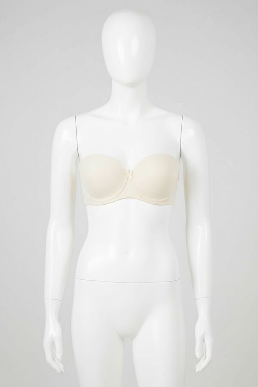 Arias Closet Balenli Desteksiz Dolgusuz Askısız Straplez Günlük Klasik T-Shirt Sütyeni