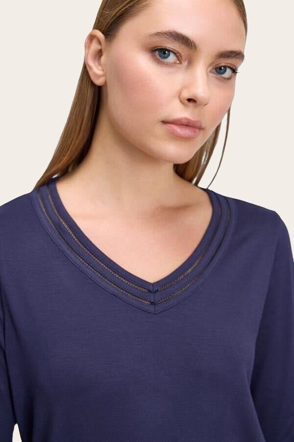 Kadın Uzun Kol T-Shirt ve Pantolon Takım