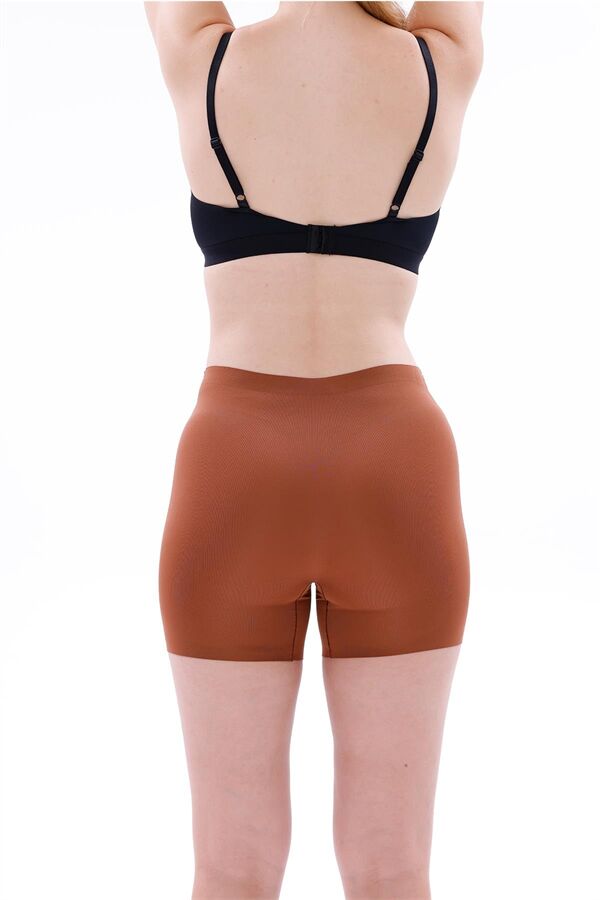 Arias Closet Kahverengi MI 2703 Lazer Kesim İz Yapmaz Hayalet Boxer