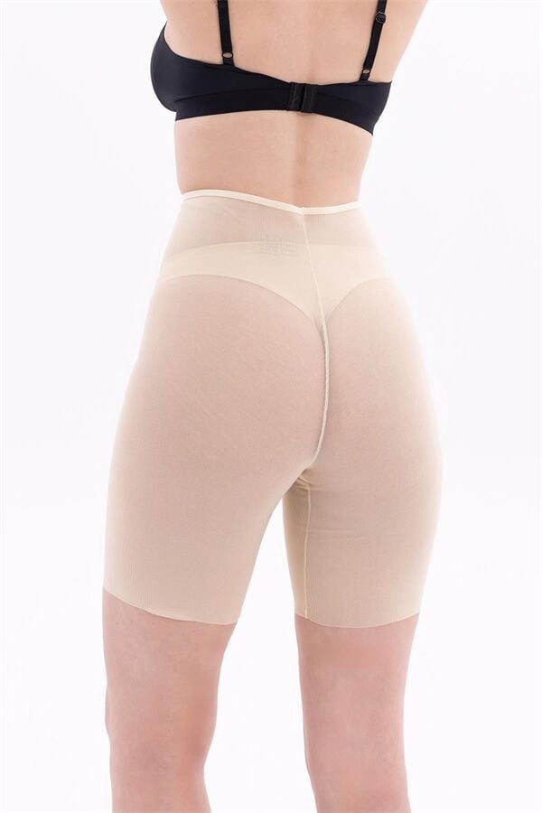 Arias Closet Ten MI EMAY 2705 Lazer Tül Toparlayıcı Paçalı Boxer Hayalet Korse