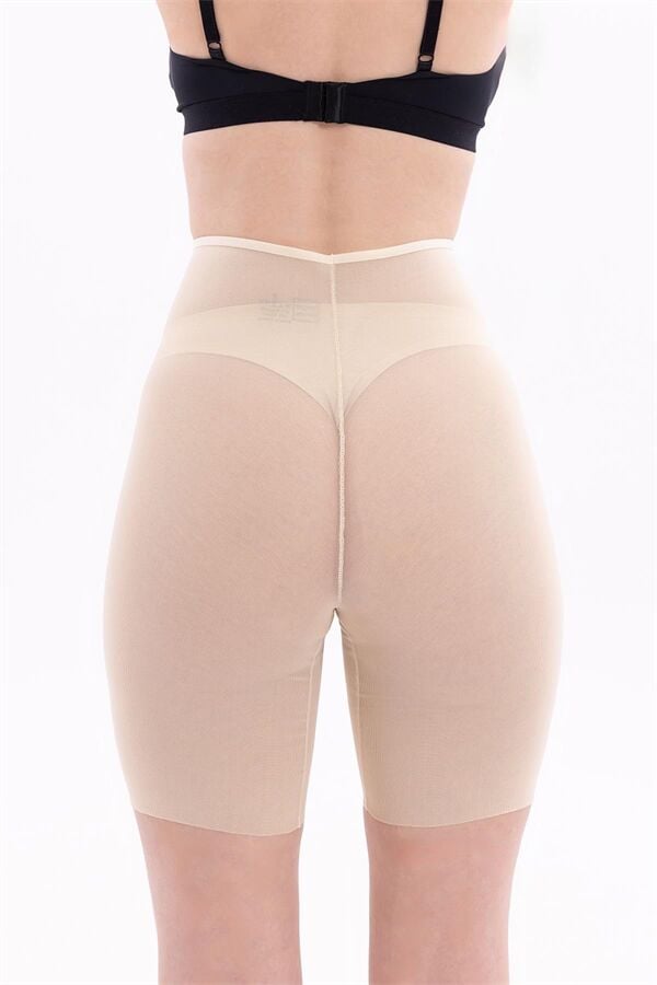 Arias Closet Ten MI EMAY 2705 Lazer Tül Toparlayıcı Paçalı Boxer Hayalet Korse