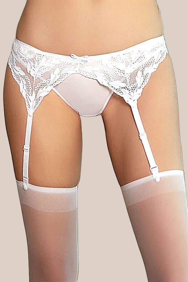 Arias Closet Dantelli Jartiyer String ve Çorap 3'lü Takım