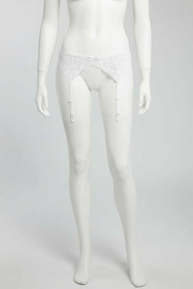 Arias Closet Dantelli Jartiyer String ve Çorap 3'lü Takım