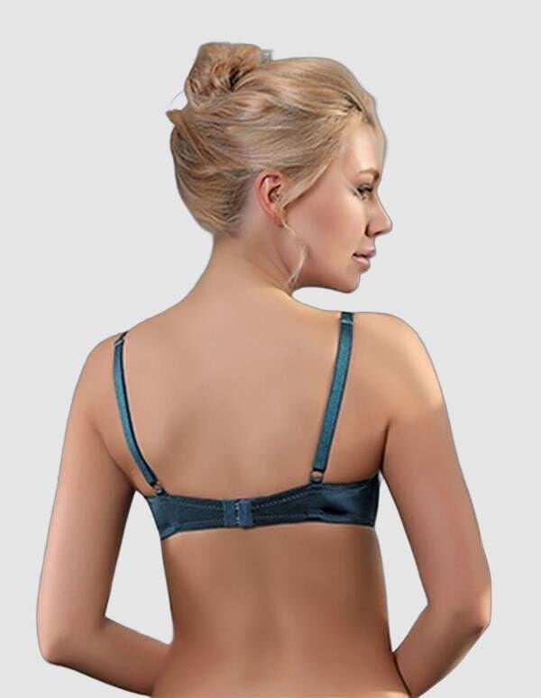 Dantel Detaylı Desteksiz Sütyen