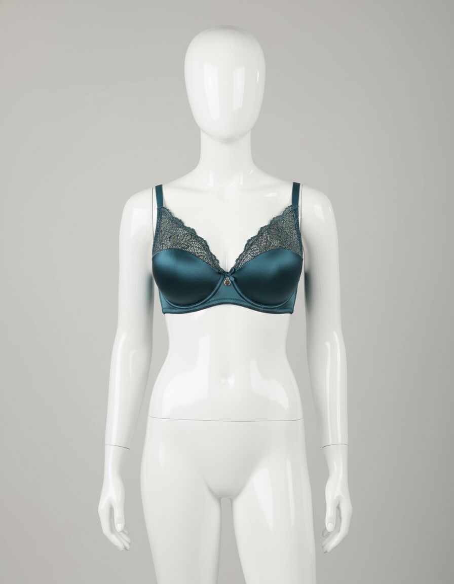 Dantel Detaylı Desteksiz Sütyen