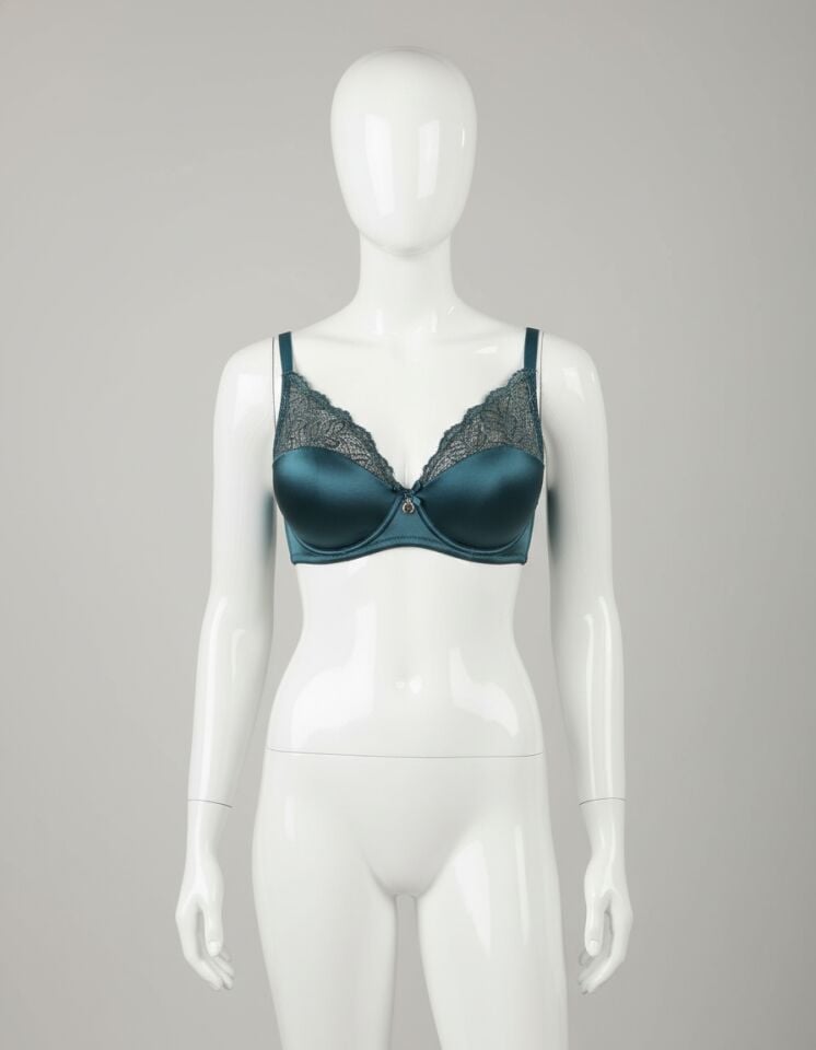 Dantel Detaylı Desteksiz Sütyen