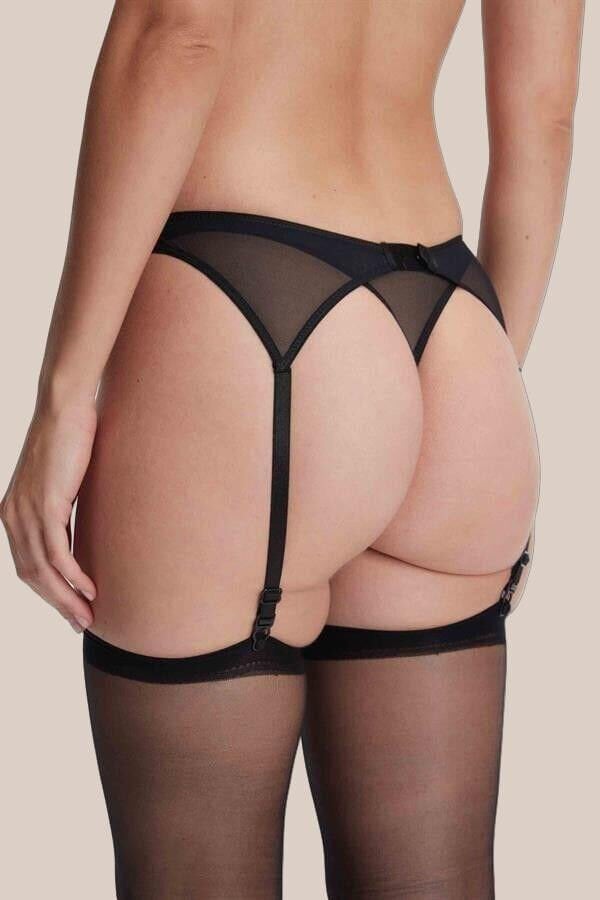 Arias Closet Dantelli Jartiyer String ve Çorap 3'lü Takım