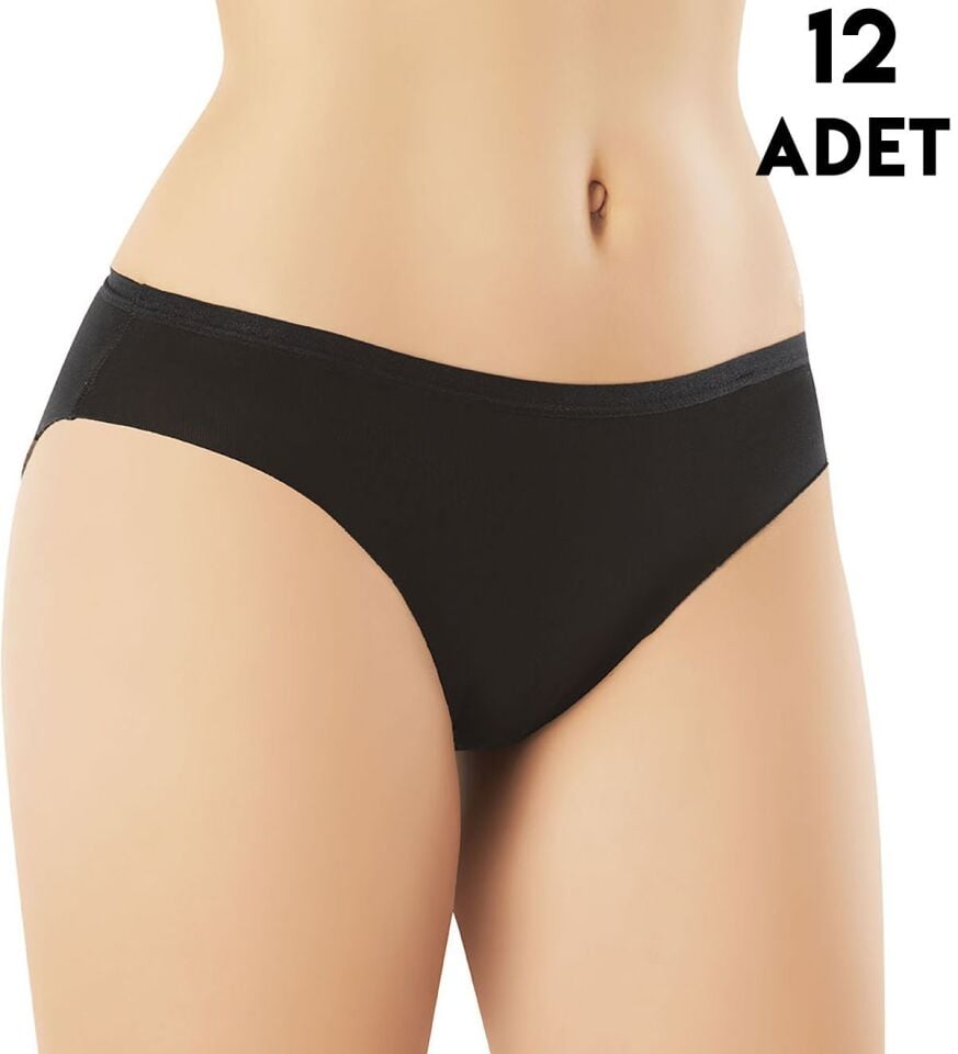 Kota 5027 Dikişsiz Penye Bayan Bikini (M-L-XL) 12'li