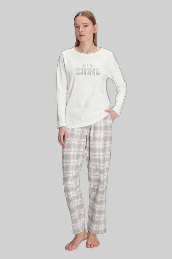 Uzun Kol Pamuklu Kışlık Pijama Takımı