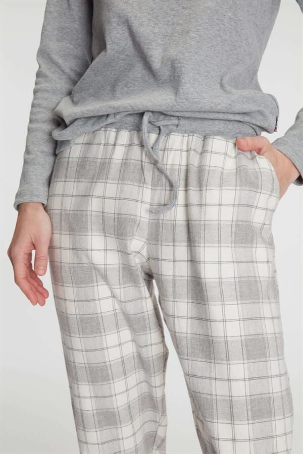 Anıl Pamuklu Uzun Kol Pijama Takımı