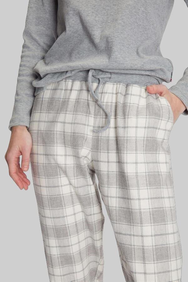 Pamuklu Uzun Kol Pijama Takımı