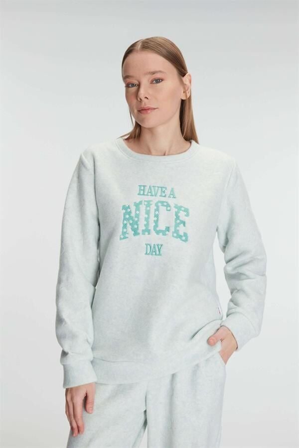 Arias Closet Uzun Kol Polar Pijama Takımı