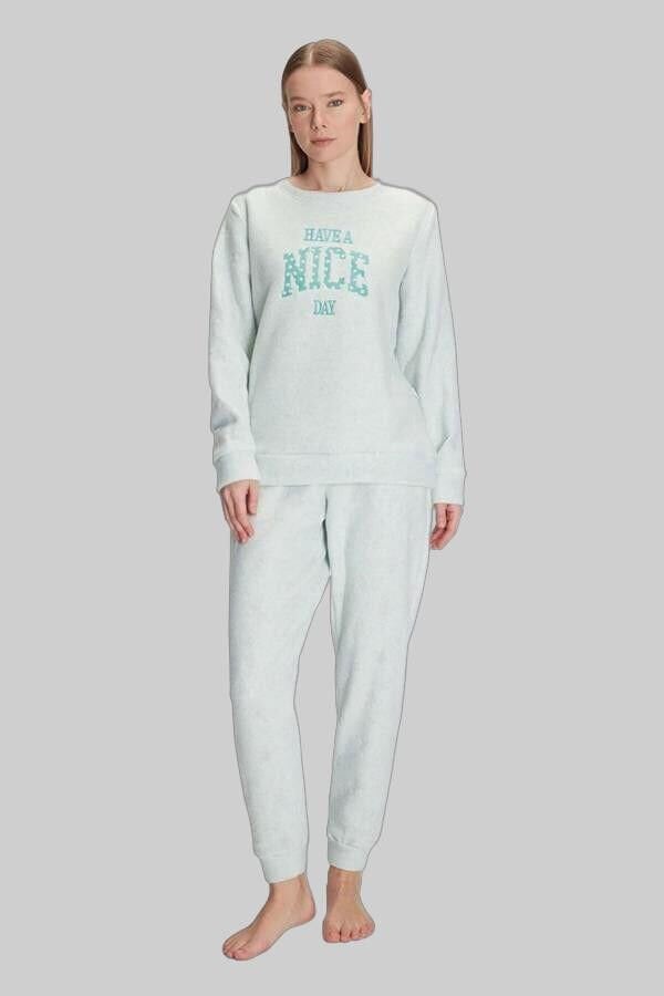 Arias Closet Uzun Kol Polar Pijama Takımı