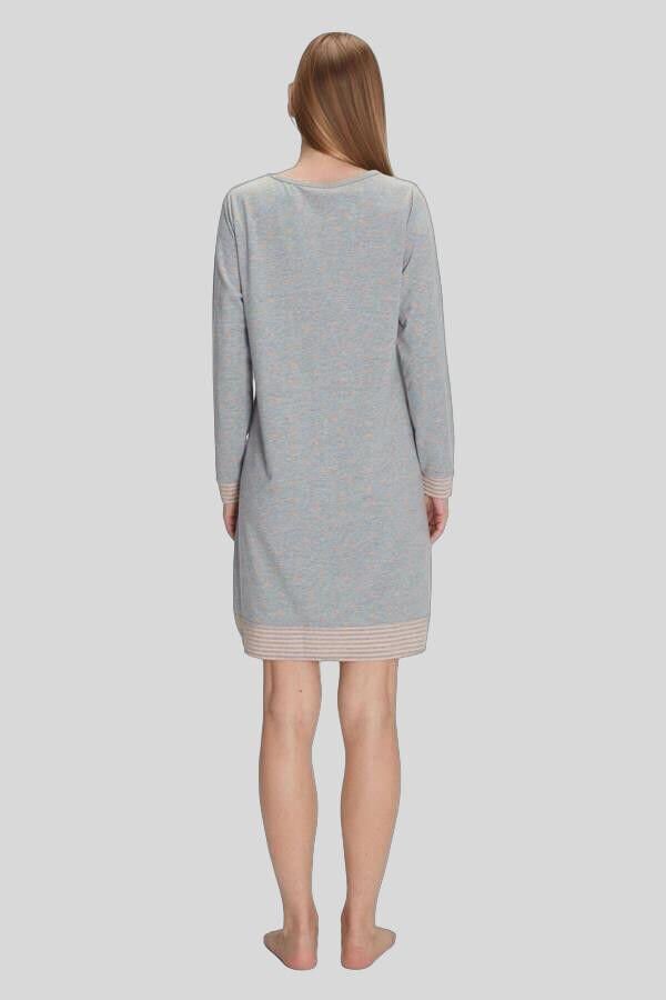 Arias Closet Pamuklu Uzun Kollu Gecelik