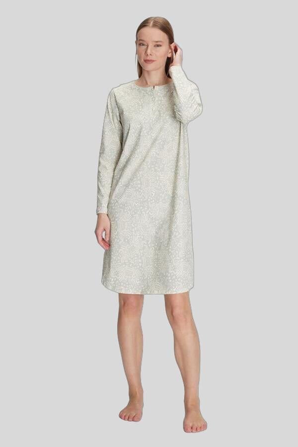 Arias Closet Pamuklu Uzun Kollu Gecelik