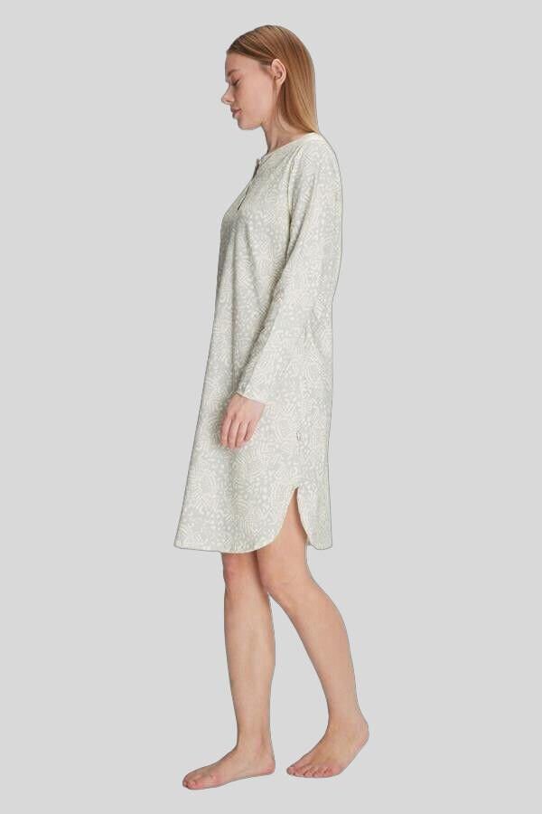 Arias Closet Pamuklu Uzun Kollu Gecelik