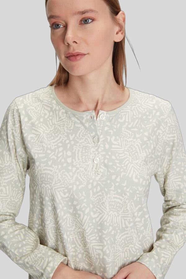 Arias Closet Pamuklu Uzun Kollu Gecelik