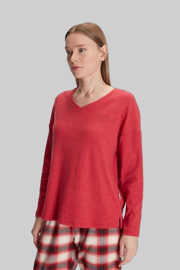 Arias Closet Pamuklu Kışlık Kare Desenli Uzun Kol Pijama Takımı