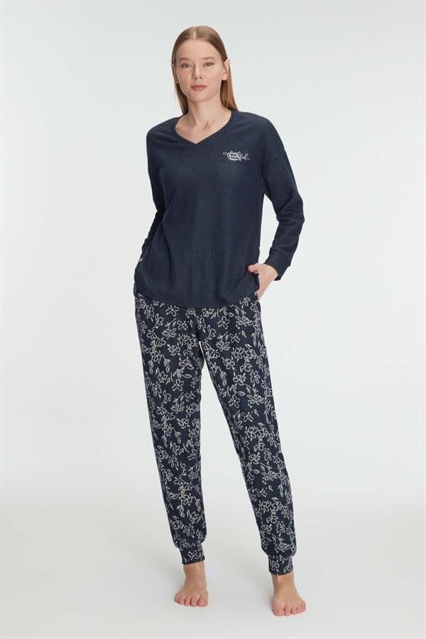 Arias Closet Uzun Kol Sweatshirt Pantolon Pijama Takımı