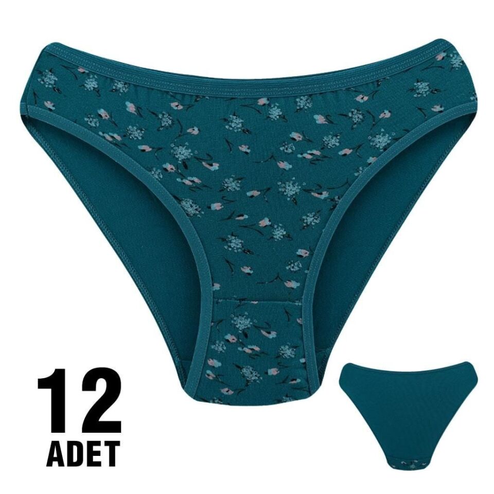 Dondeza 101-112 Desenli Bayan Bikini 12'li
