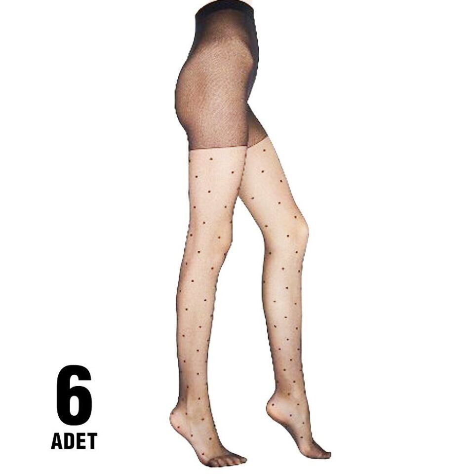 Penti Stil Bayan Külotlu Çorap 6'lı