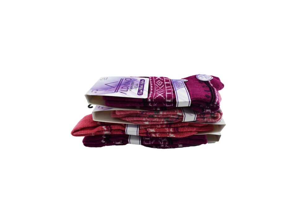 Aldano 04-5 Lambswool Yün Kışlık Bayan Soket 12'li