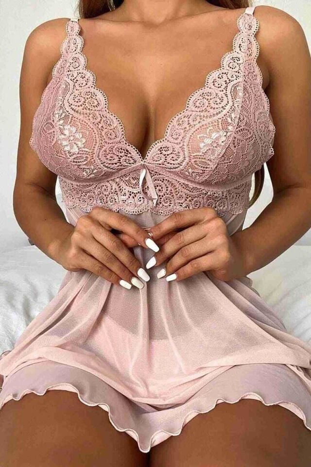 Beleng 6061 Erotik Dantel Gecelik